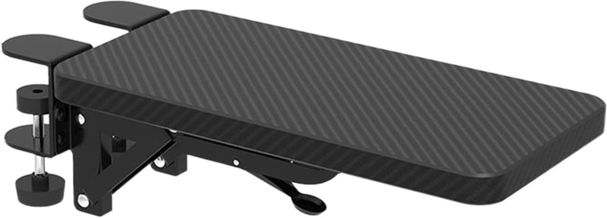 Bureau Armsteun - Comfort Pad - Langdurig Werken - Opvouwbaar Ontwerp - 38.99 x 30 cm - Zwart