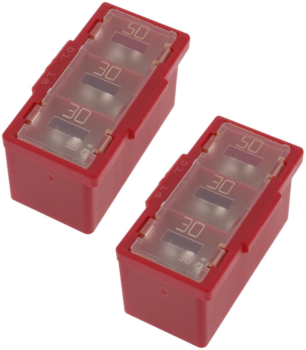 Dailygoods - 2 Stuks 50A Autozekering voor Auto en Vrachtwagen