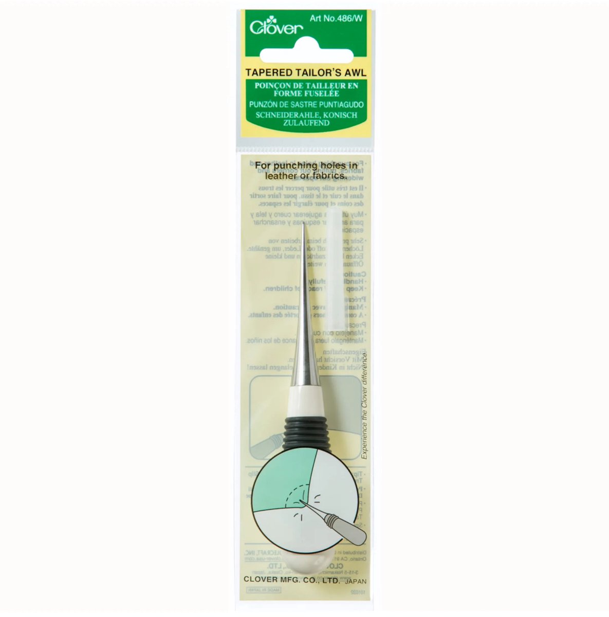Clover Tapered Tailor s Awl / Priem