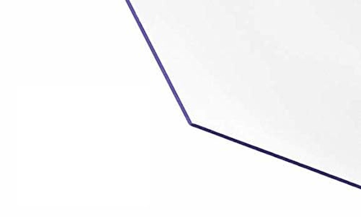 Polycarbonaat Plaat - Transparant Kunststof - Projecten Maken - Hoge Slagvastheid - 250x250x4 mm - Transparant