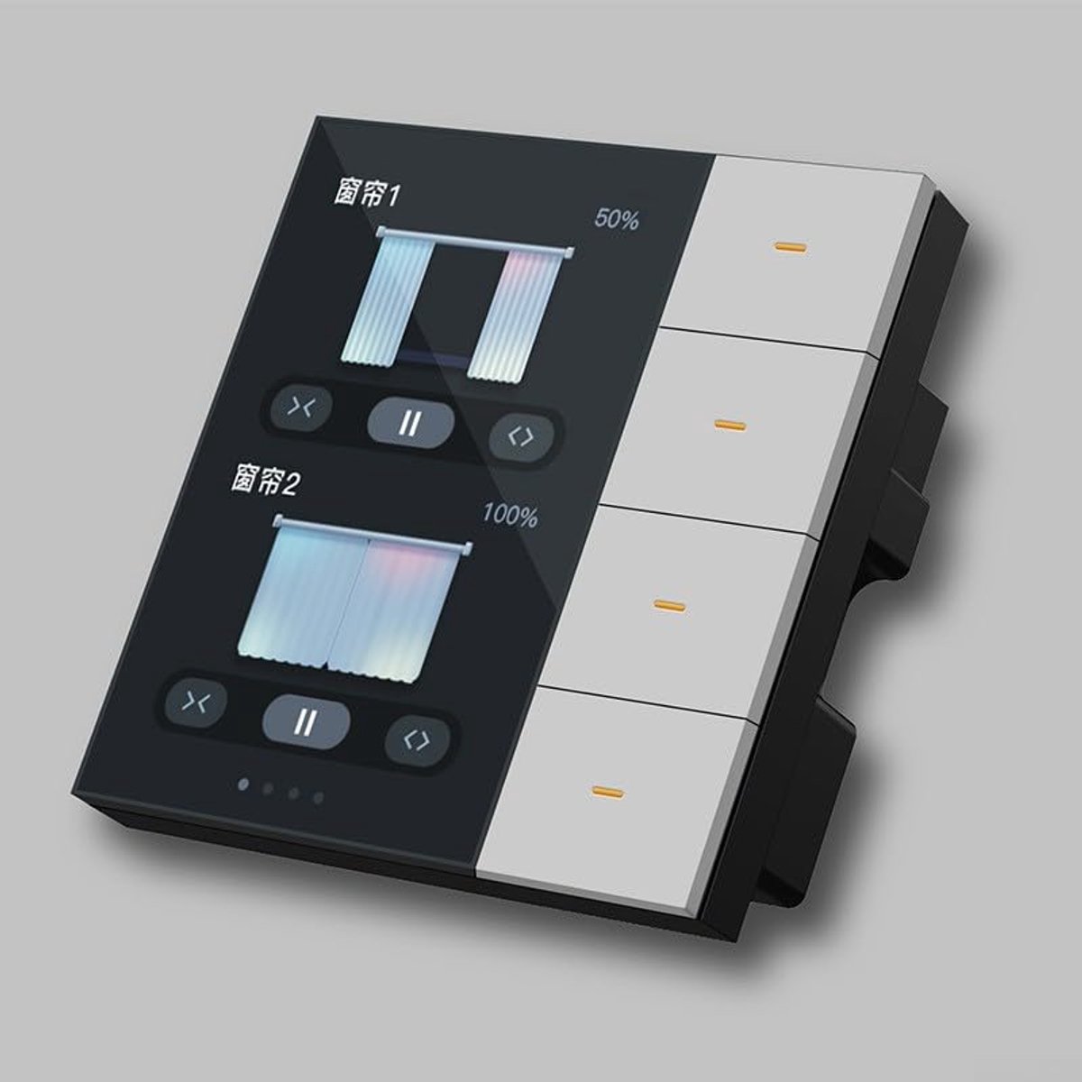 Smart Wandschakelaar - Touch Control Paneel - Domotica Bediening - Offline Licht Dimmen - 35 inch Scherm - Wit