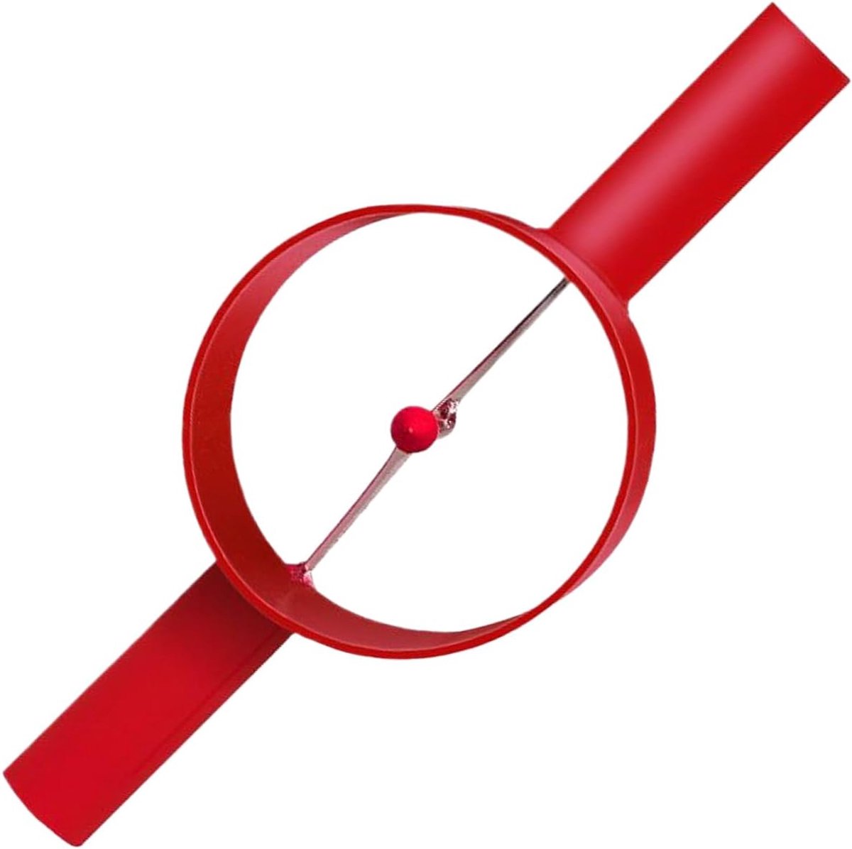 Handmatige Houtsplijter - Houtklover Staal - Brandhout Maken - Antislip Rubberen Grip - 8 cm Diameter - Zwart