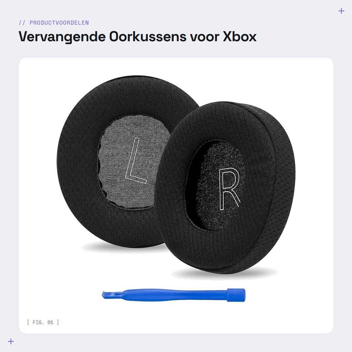 LIVIA HOME - Vervangende Oorkussens voor Xbox Hoofdtelefoons