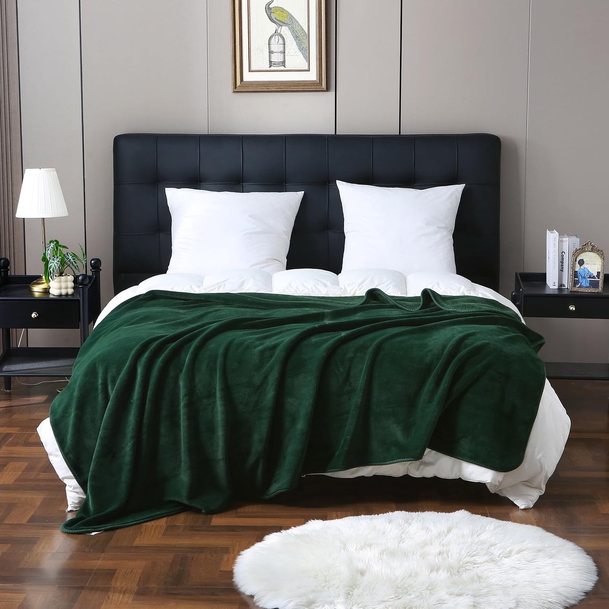 Dailygoods- Fleece Deken 450 g/m² - Pluizige/Zachte Deken - Lichtgewicht/Warme Deken - Multifunctioneel Plaid - Voor Alle Seizoenen - Duurzaam en Comfortabel