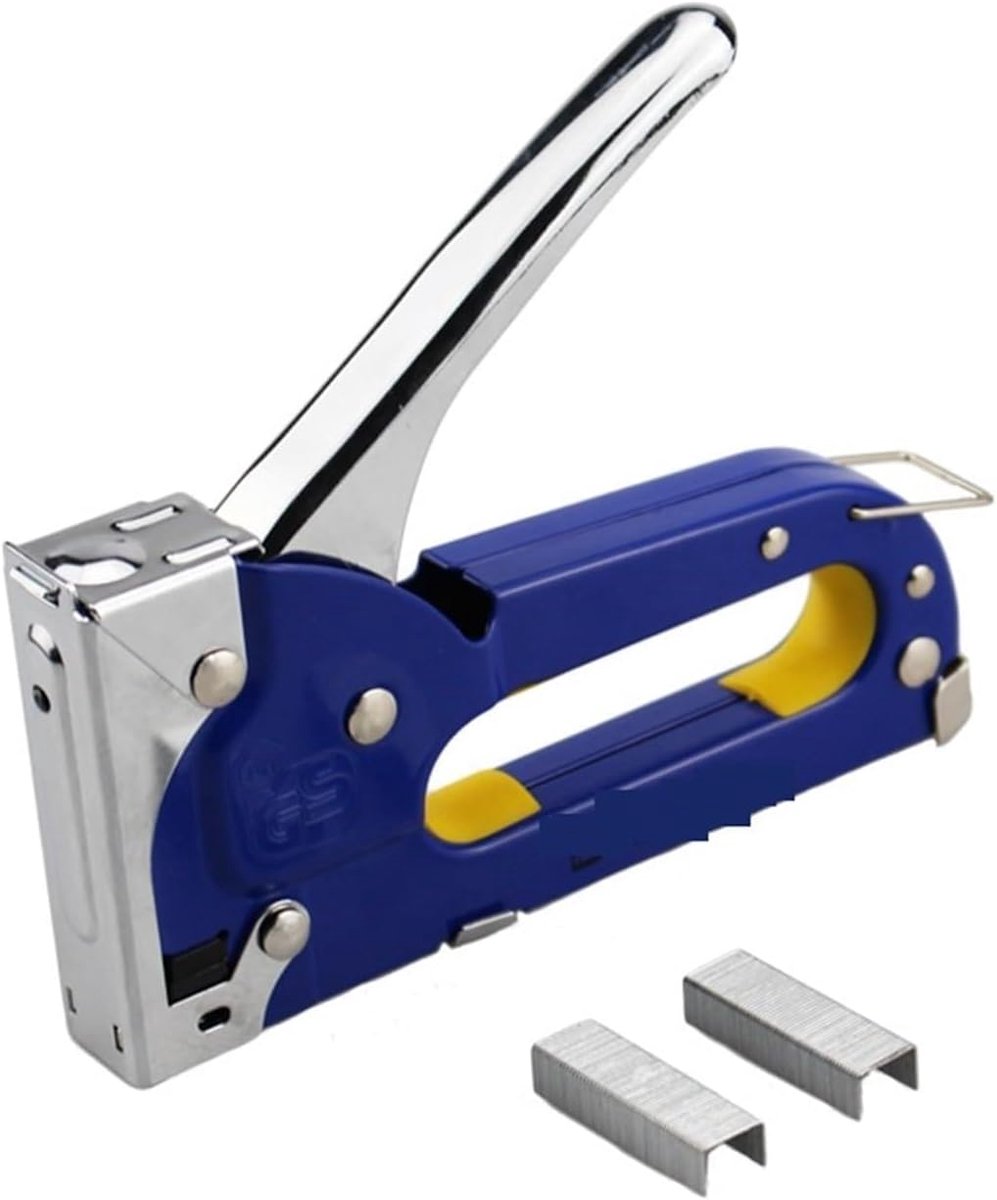 Nietpistool - Handgereedschap - Meubels Maken - Volledig Stalen Constructie - 4-8mm Nietjes - Grijs