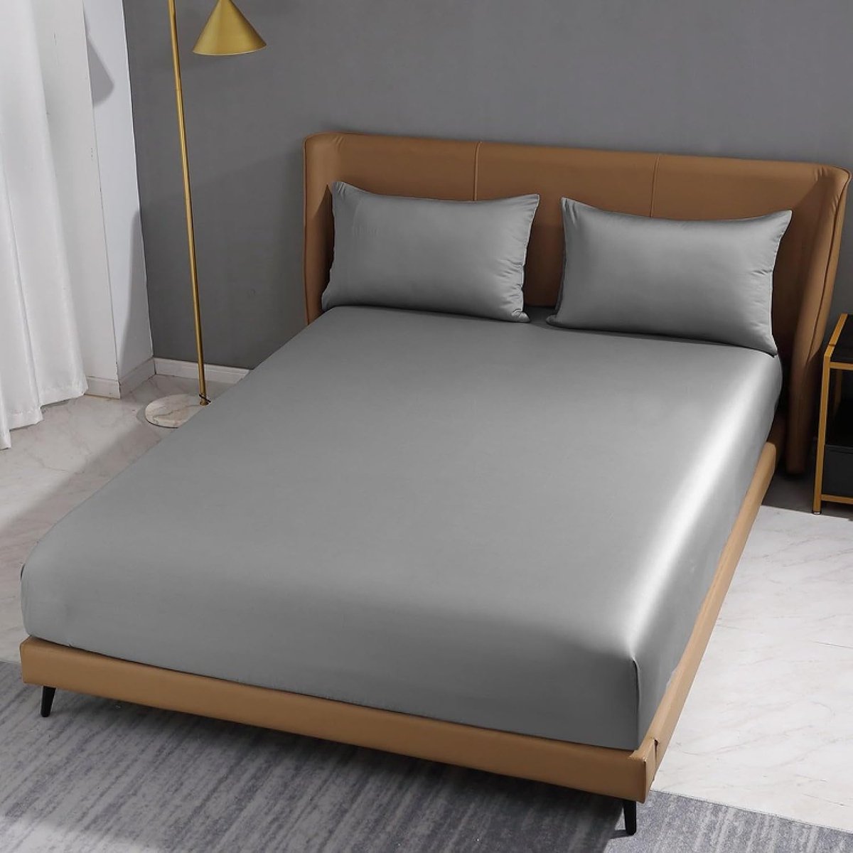Hoeslaken Katoen - Beddengoed Laken - Comfortabel Slapen - Zacht & Ademend - 200x220cm - G