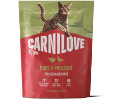 CARNILOVE ACTIVE - Cat - Duck & Pheasant for Sterilised Adult All Breeds 400g