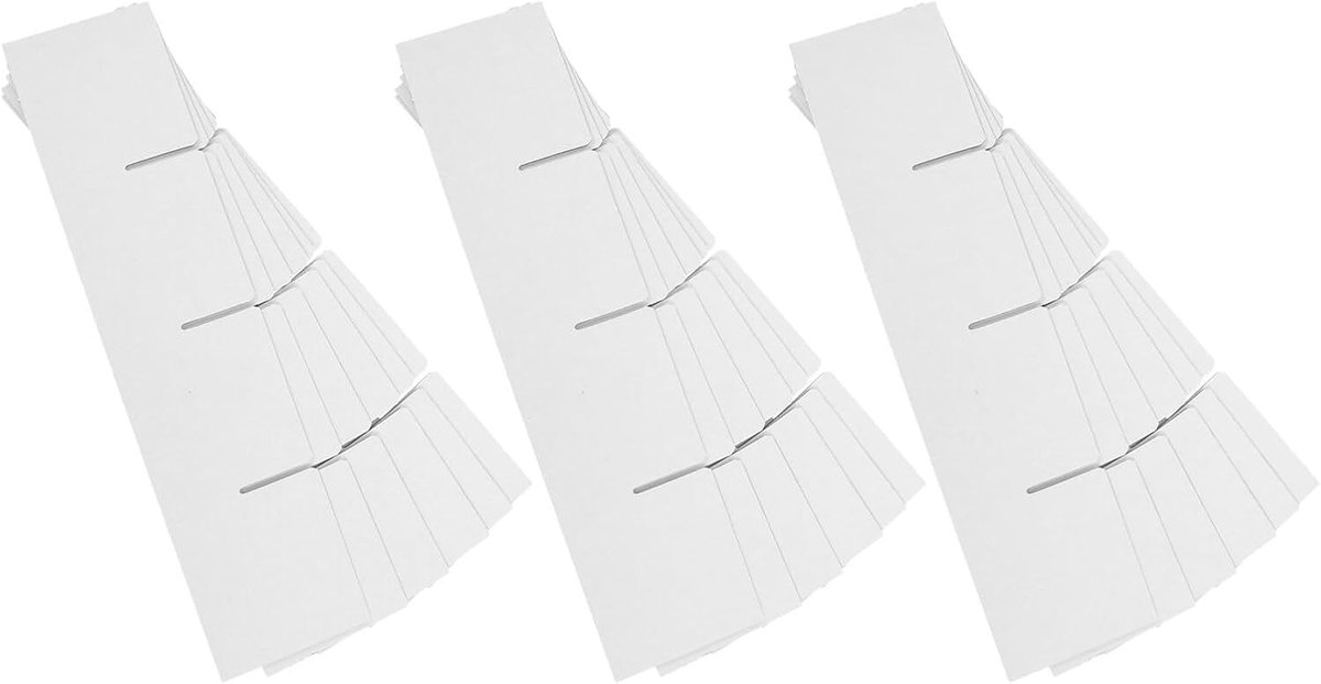 Kartonnen Doosverdelers - Opberginzetstukken - Servies Beschermen - Verstelbaar en Op Maat Knippen - 18 Stuks - Wit