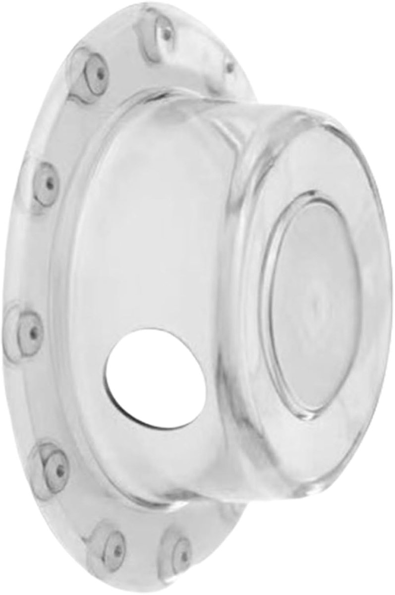 Overloopafdekking Badkuip - Afvoerstop Bad - Dieper Bad Genieten - Sterke Zuignappen - Diameter 10 cm - Transparant