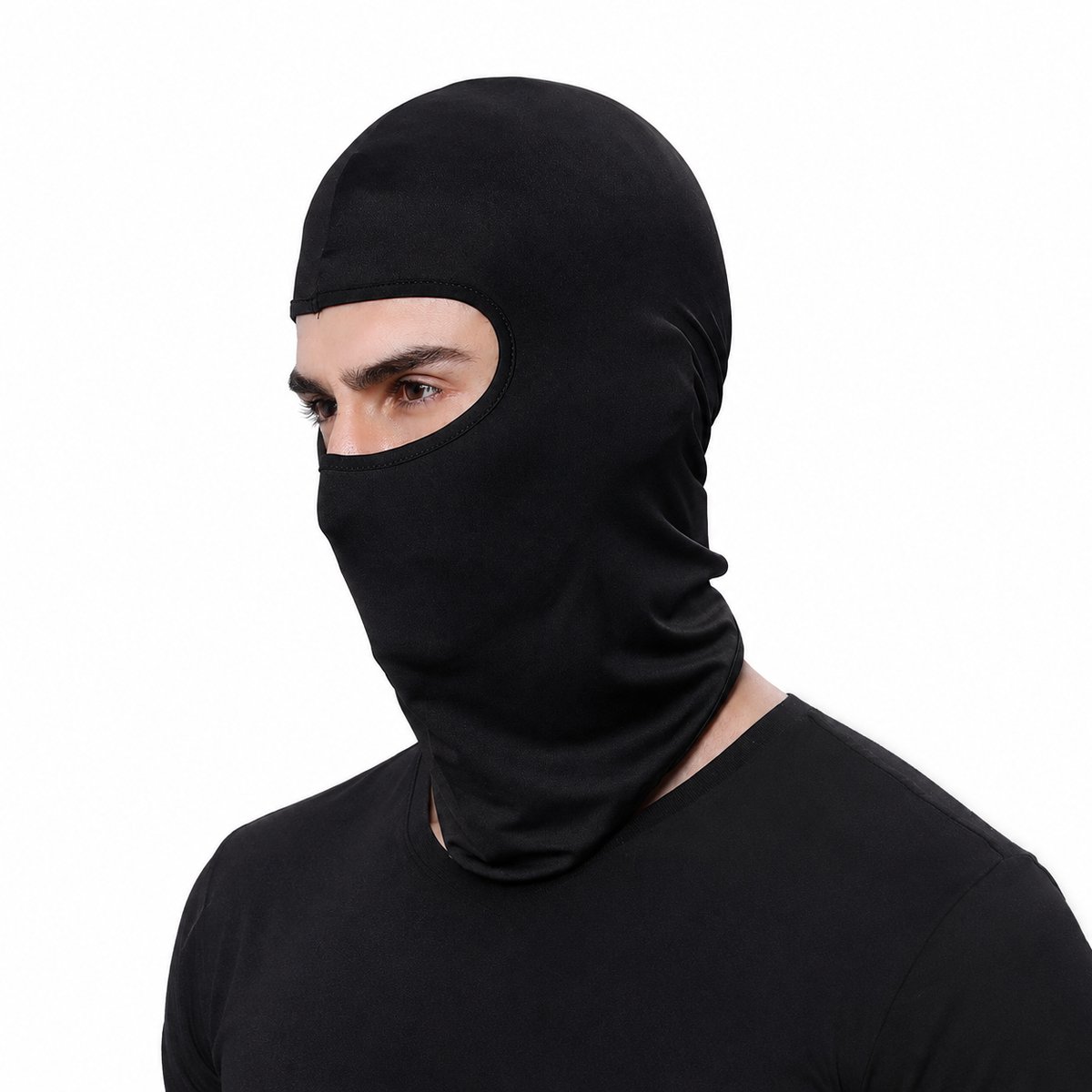 Balaclava Helmmuts Ademend Vochtregulerend Unisex Zwart