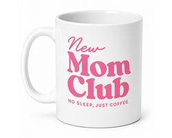 Nieuwe Mama Cadeau – New Mom Club Mok – Zwangerschap Cadeau – Kraamcadeau – Keramische Koffiemok 330 ml