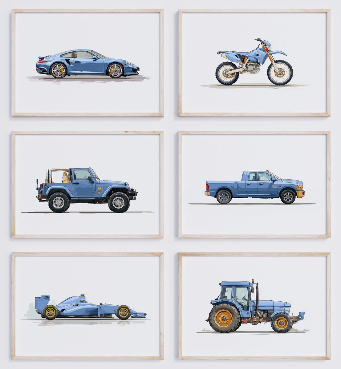 No Filter - Poster Jongens kinderkamer - Auto Posters - A4 (21x30 cm) - 250 grams papier - Kinderkamer decoratie