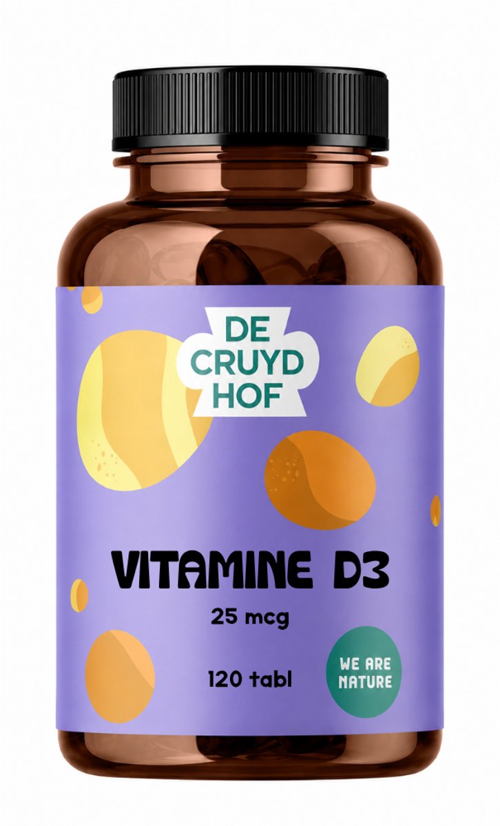 De Cruydhof Vitamine D3 (120 tabletten)