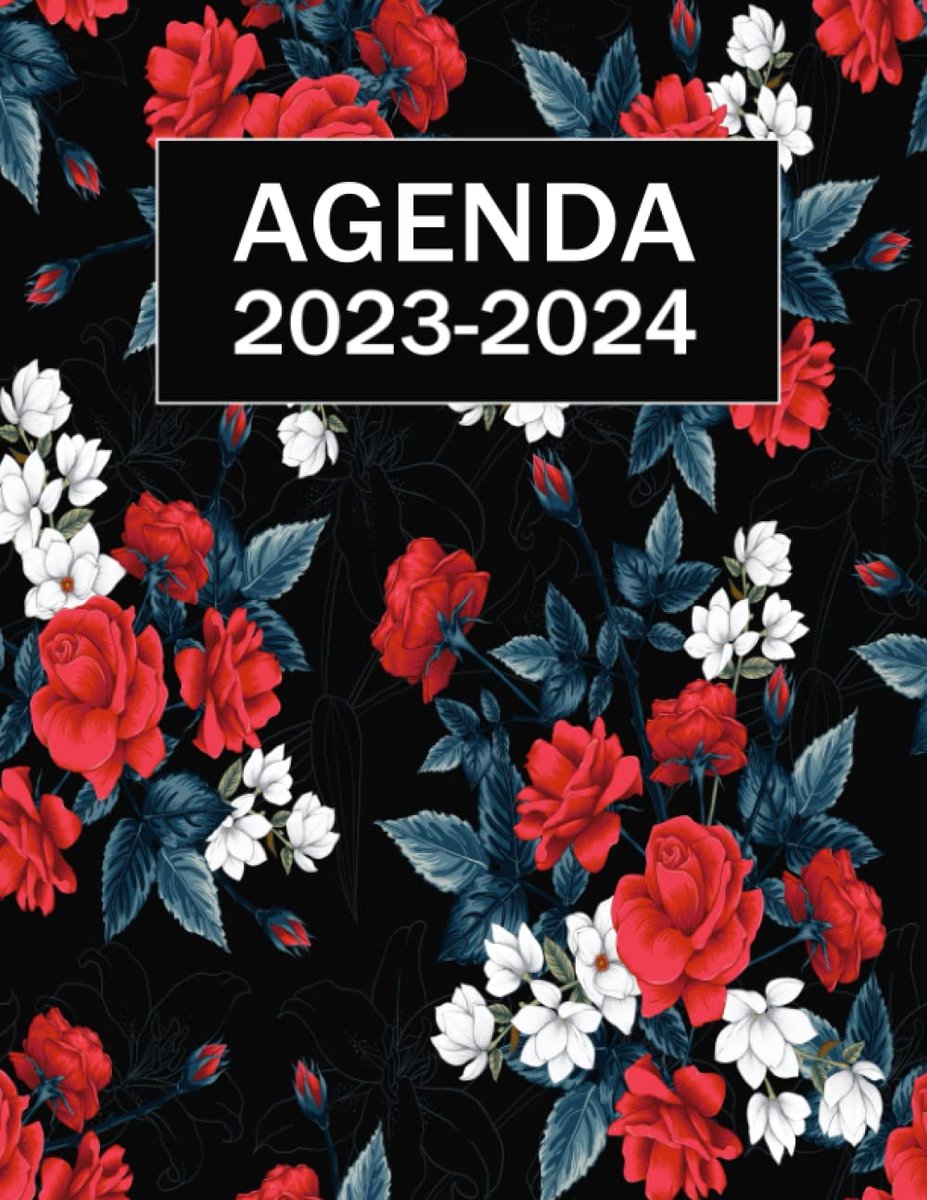 Agenda 2023-2024 - Semainier 1 Week Op Twee Pagina's - 18 Maanden Van Juni 2023 Tot December 2024 - SnelShoppen