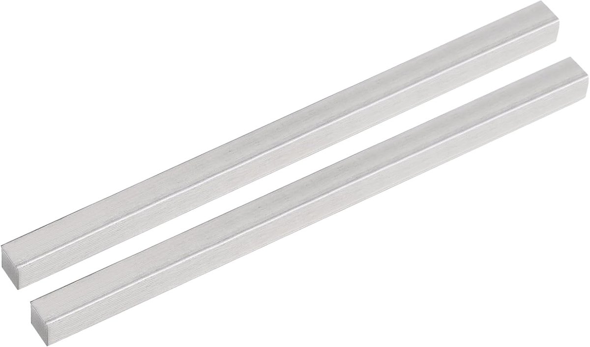2 stuks deurknop, reservestang deurgreep, reserveonderdelen, deurklink spindel deur 140 x 8 mm, zilver