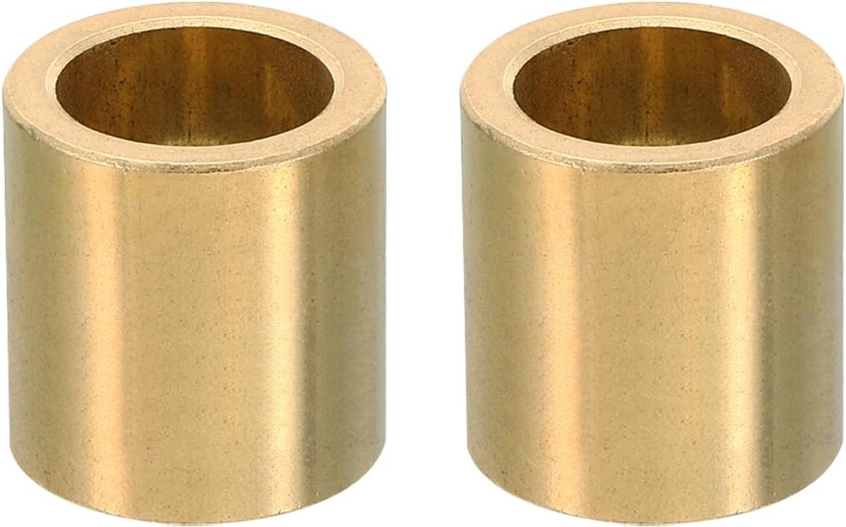 M18 messing afstandhouders, 2 stuks metalen afstandhouder messing 18 mm ID x 25 mm OD x 25 mm L messing afstandhouders schroef afstandhouder voor 5/7 inch of M18 schroef