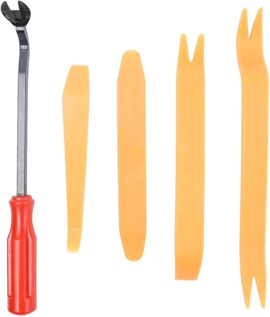 5 stuks kunststof hefboom demontagekit reparatie kit carrosserie auto hendel demontage platen auto kit gereedschap auto gereedschap carrosserie auto hendel kunststof demontage auto kit