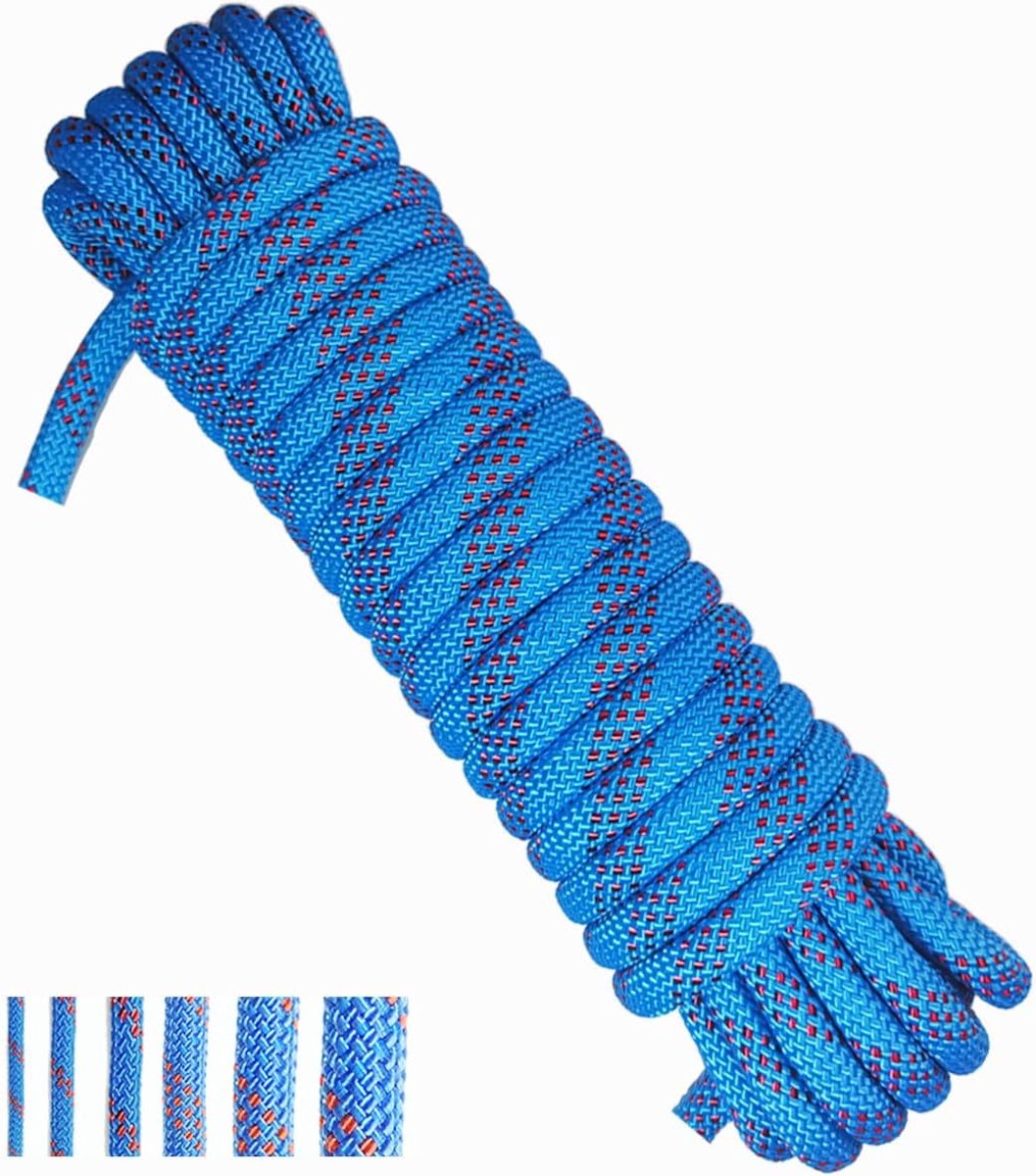 PolypropyleenReep, 10mm Blauw Reep, Bootankertouw, Doklijnen, Gevlochten Reep, Nylon Koord (8mm-20 Meter)