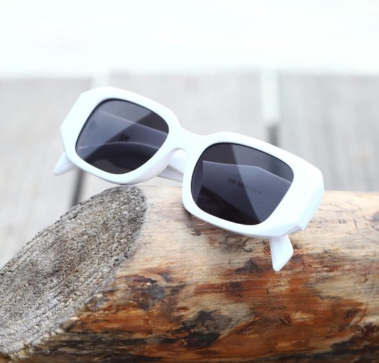 kimorn Rechthoekige zonnebril voor vrouwen mannen trendy retro trendy zonnebril 90's vintage vierkant frame — afbeelding 5