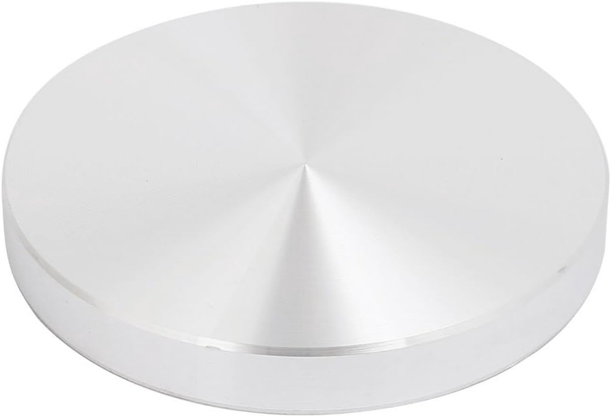 sourcingmap Dia 75mm dikte 10mm draad M10 aluminium schijf materiaal tafel glas