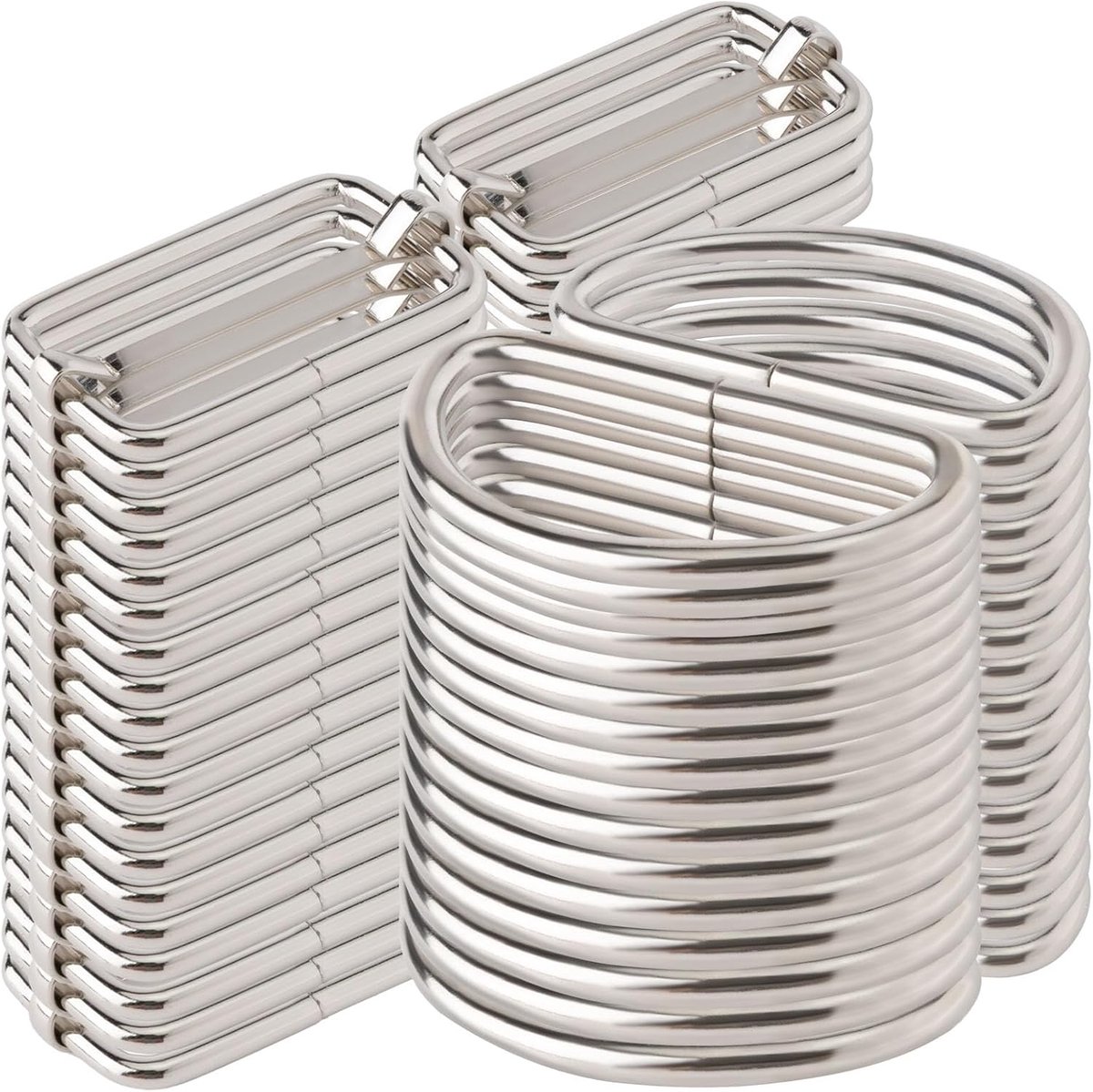 80 stuks D-ring en schuifgespen van metaal, tassenaccessoires om te naaien, voor rugzakken, handtassen, riem, knutselen, doe-het-zelf