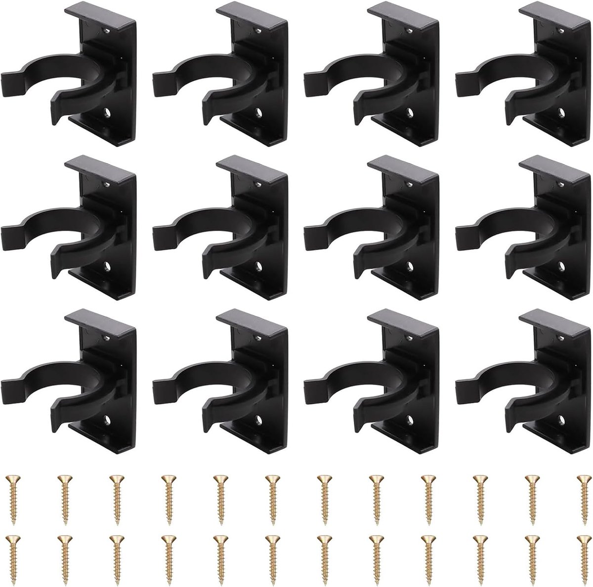 12 stuks keukenplint, bevestigingsclip voor meubelvoet 28 mm tot 30 mm met 24 schroeven, clips keukenplint, bevestiging keukenplint, geschikt voor de meeste meubels