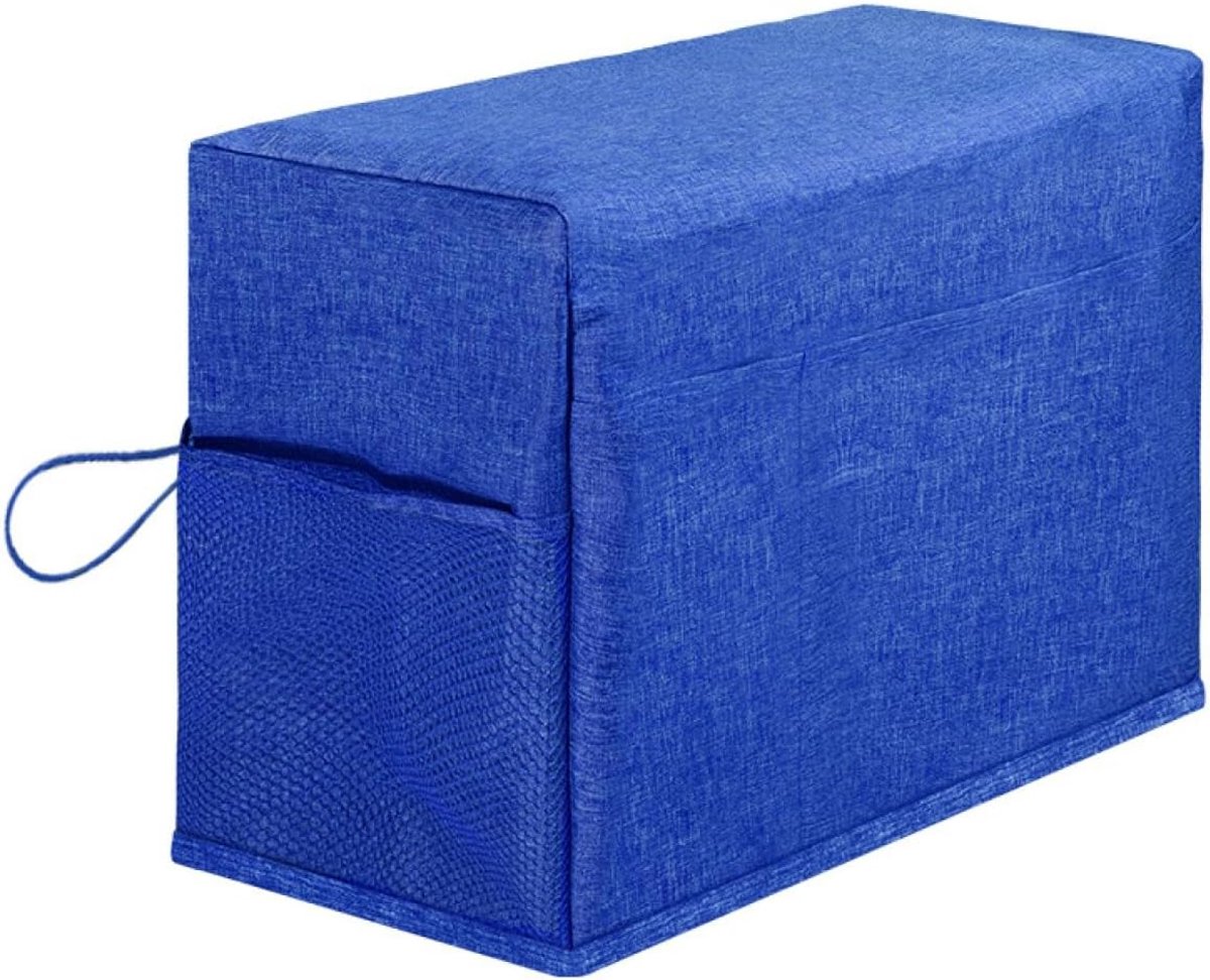 beschermhoes met essentiële opbergzakken, stofbescherming, afdekkap voor naaimachines, opvouwbare naaimachine-stofbeschermingshoes voor de meeste standaard naaimachines (blauw)