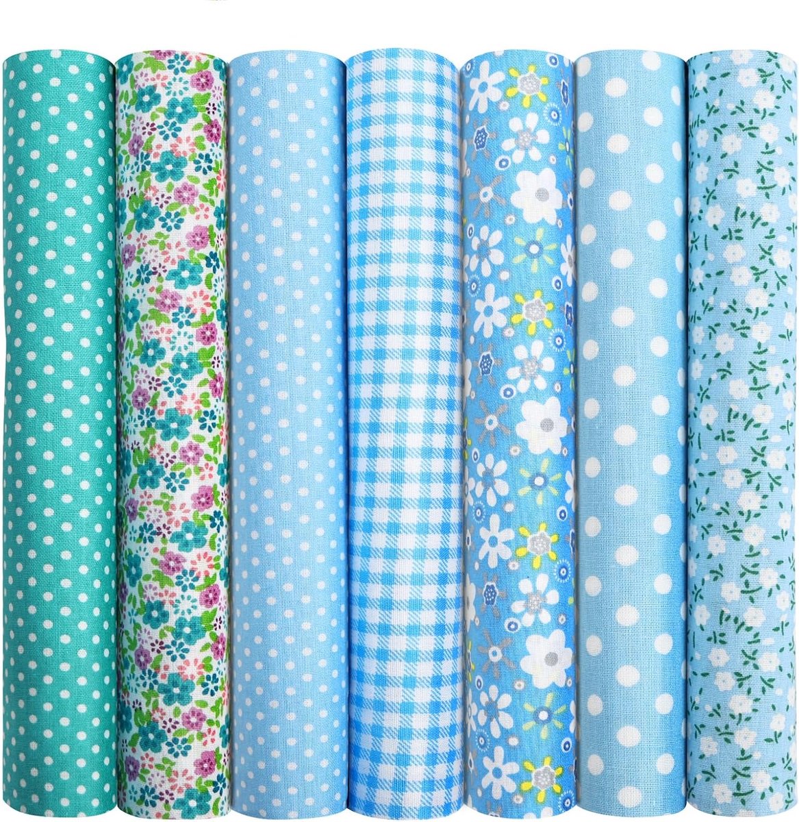 Stoffen bundels, 50 cm x 50 cm stofbundels, quilten katoen, bundel quilten ambachtelijke FA-BRIC, voorgesneden Pasen & lente katoen FA-BRIC voor doe-het-zelf ambachten