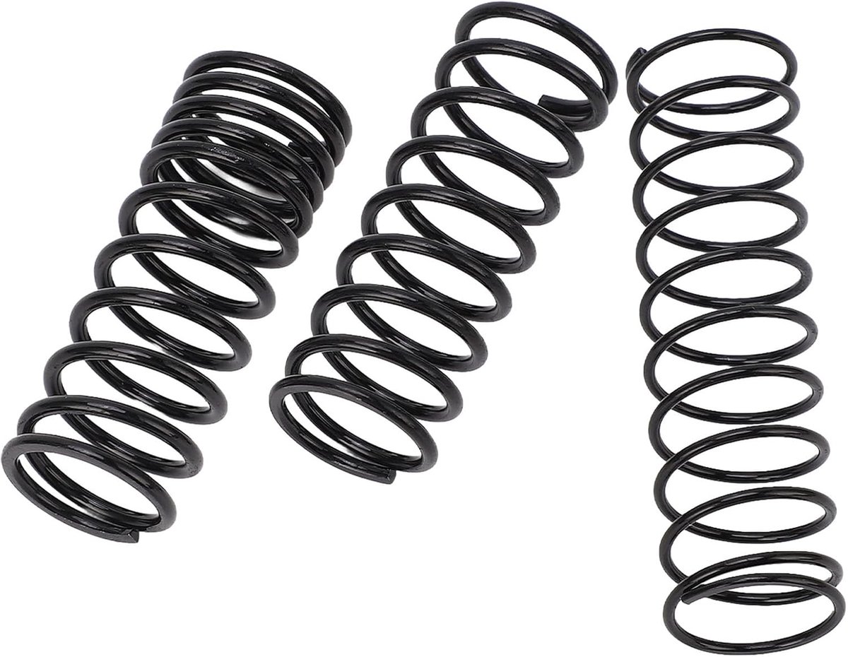 3 Stuks Metallische Pedaalveren Upgrade Kit, Zwart Hoge Weerstand, Complete Vervangingsset voor G25 G27 G29 G920 G923 Racewielen
