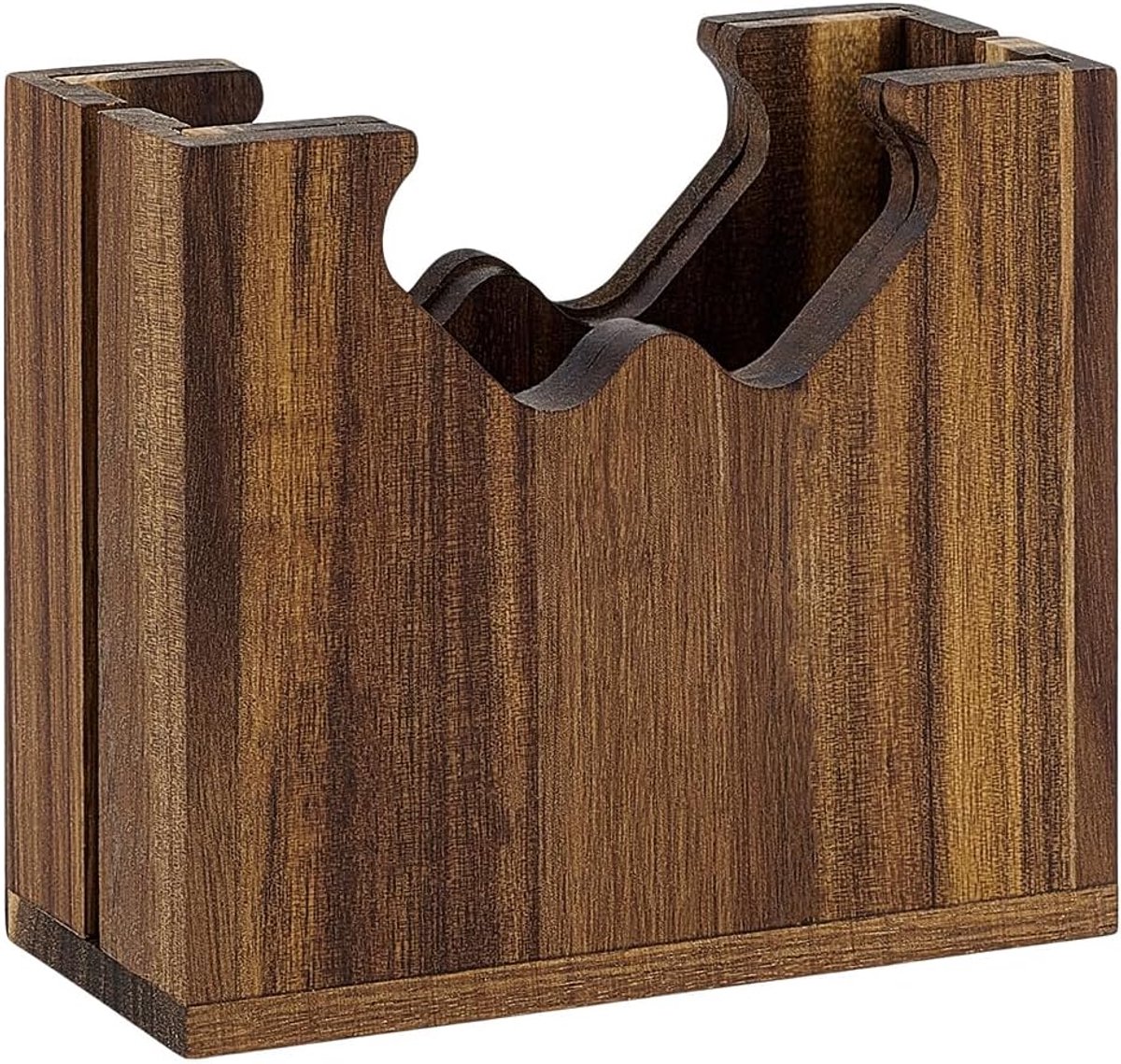 Premium Acacia Verstelbare Houten Bagel Snijder Houder voor Snijden, Handgemaakte Duurzame Houten Bagel Cutter Snijder Slicer met Verwijderbare Insert Voor Ontbijt Keuken Restaurant Bagel