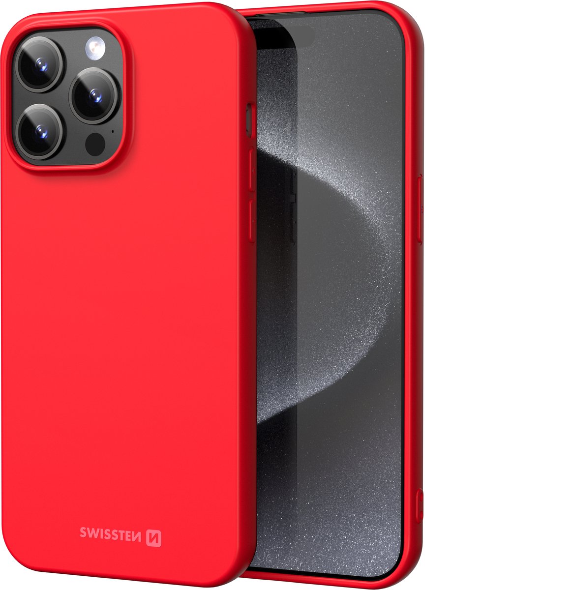 Swissten Soft Joy hoesje - Geschikt voor iPhone 17 Pro Max - Red