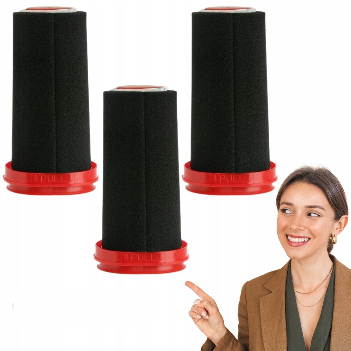 AreoSe - Stofzuigerfilter voor BOSCH FLEXXO SERIE 4 | 3 microfilters en 3 schuimfilters - 6 stuks