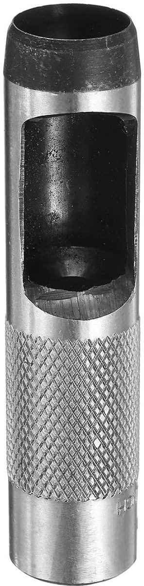 Perforator voor ronde gaten van leer, 19 mm gatenpons voor koolstofstalen holle gaten, gereedschap voor het ponsen van ronde gaten voor riem/lederhandwerk