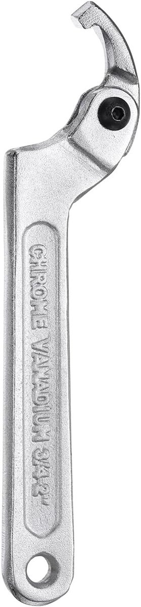 1 stuk verstelbare moersleutelset C sleutel haak gereedschap moer schok 19 mm - 51 mm voor machine draaimachine spannen