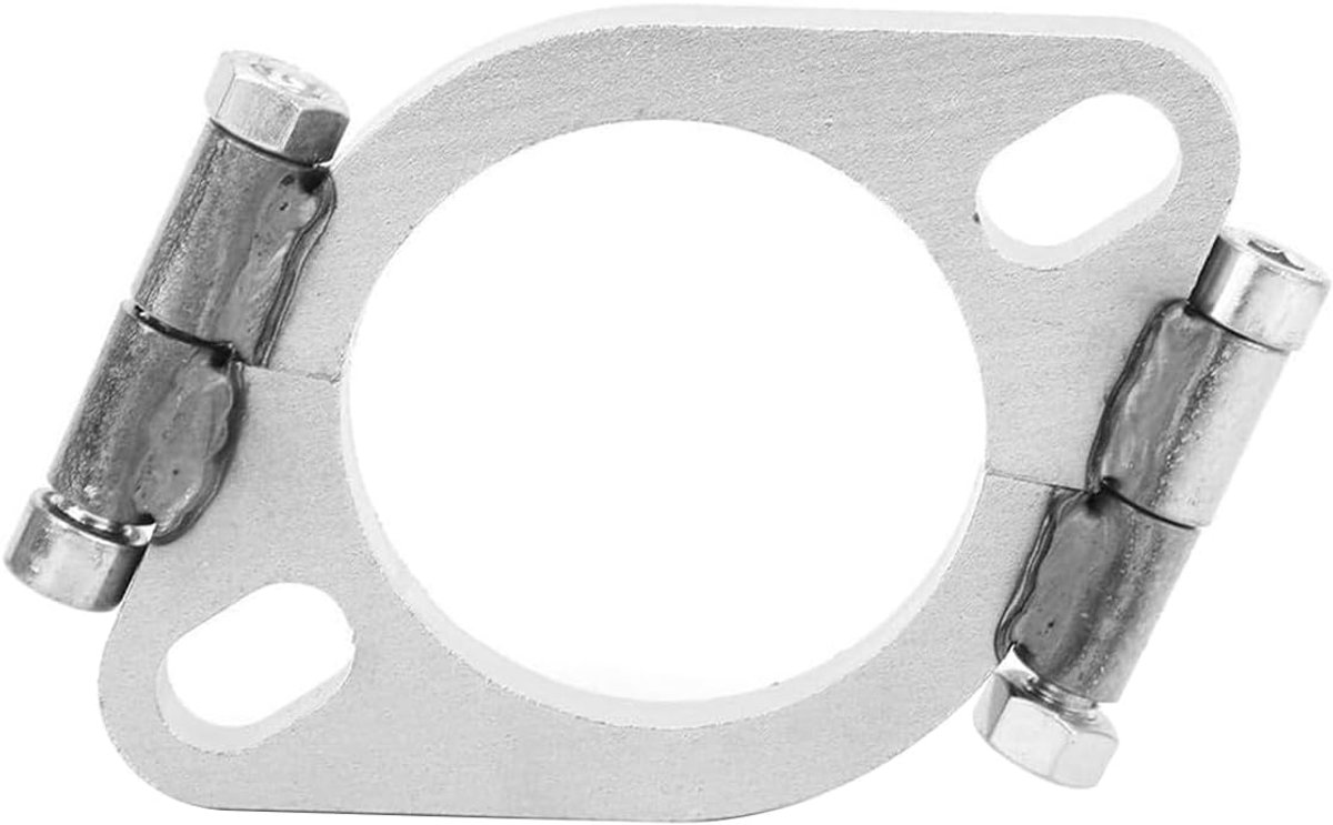 2inch Uitlaatflens Laag-koolstofstaal Plat Ovaal Gespleten Reparatie Uitlaatflens Vervanging Accessoire