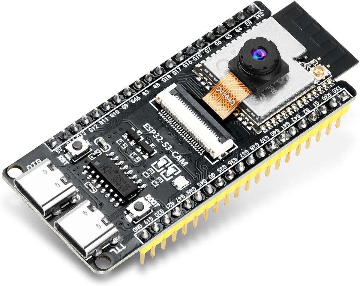 diymore Voor ESP32-S3-CAM ontwikkelingsboard WiFi Bluetooth Core Board cameramodule onboard Voor ESP32-S3-N16R8 module CH340 Dual Type-C interface