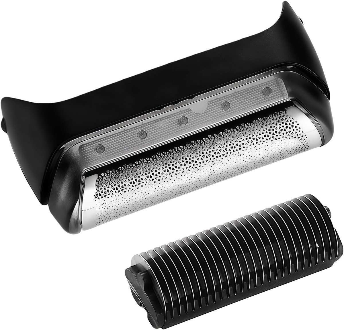 Reservescheerkopset voor 1 meskop, 1 houder en 1 mesnet | Scheerkop compatibel met Braun Series 1 10B / 190s-1 Braun Série 10B / 20B 1 190 180 170 scheerkop, reserveonderdeel, 1 set