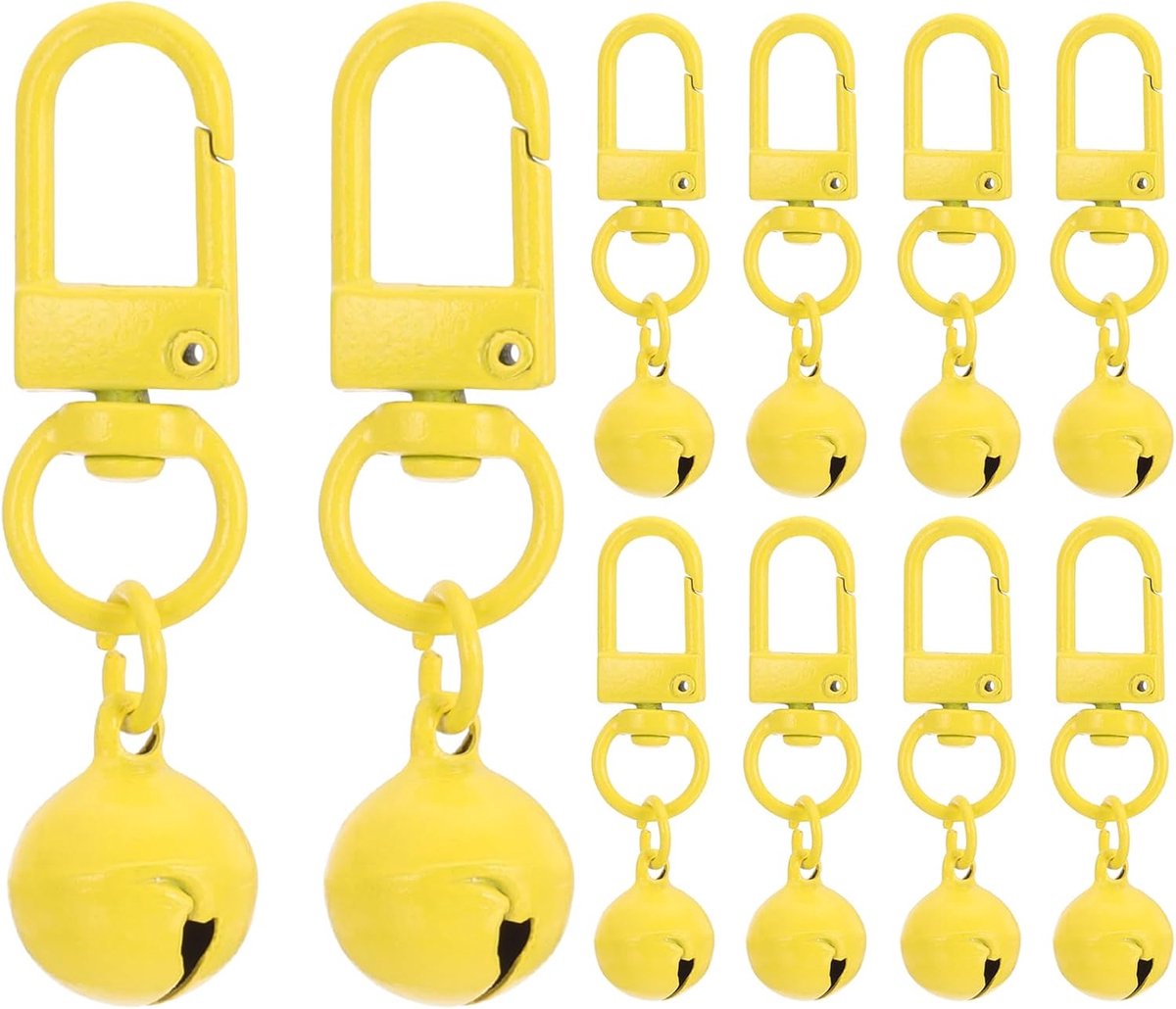 10 stuks hondenbel, kattenbel, hondenhalsband, kleine huisdierklokken, sleutelhanger, schattige bulk, luide jingle voor hondenhalsband, bedelhanger, ketting, accessoires, doe-het-zelf