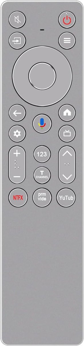 RC933A FMB1 Spraakafstandsbediening compatibel met TCL Mini LED Smart TV Q8CX7 85Q8CX7 98Q8CX7 75Q8CX7 65C8K 75C89K
