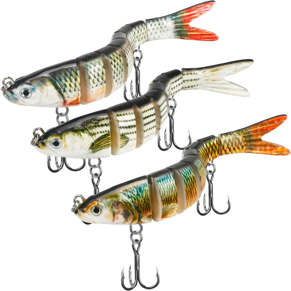 Vis aas, visaas, snoek, visaas, set, 13,5 cm, forelaas, kunstaas, wobbler snoek voor zoet water, zout water, forel, baars, zoetwater, zoutwater, hengelaccessoires, visaas, crankbait 25 g