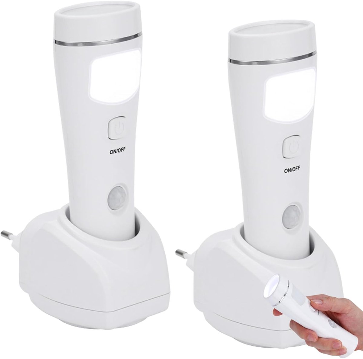 ZRNS® Noodlamp bij Stroomuitval - Oplaadbare Lamp LED - Camping Lamp - 2 Stuks