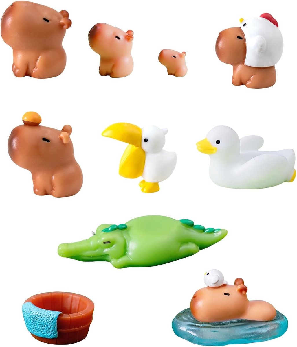 Bedels decoratie, capibara bedels voor klompen jongens meisjes vrouw man Leuke Charms Accessoires Pins Geschenken Voor Klomp Decoratie, Eén maat, Kunststof, Geen edelsteen