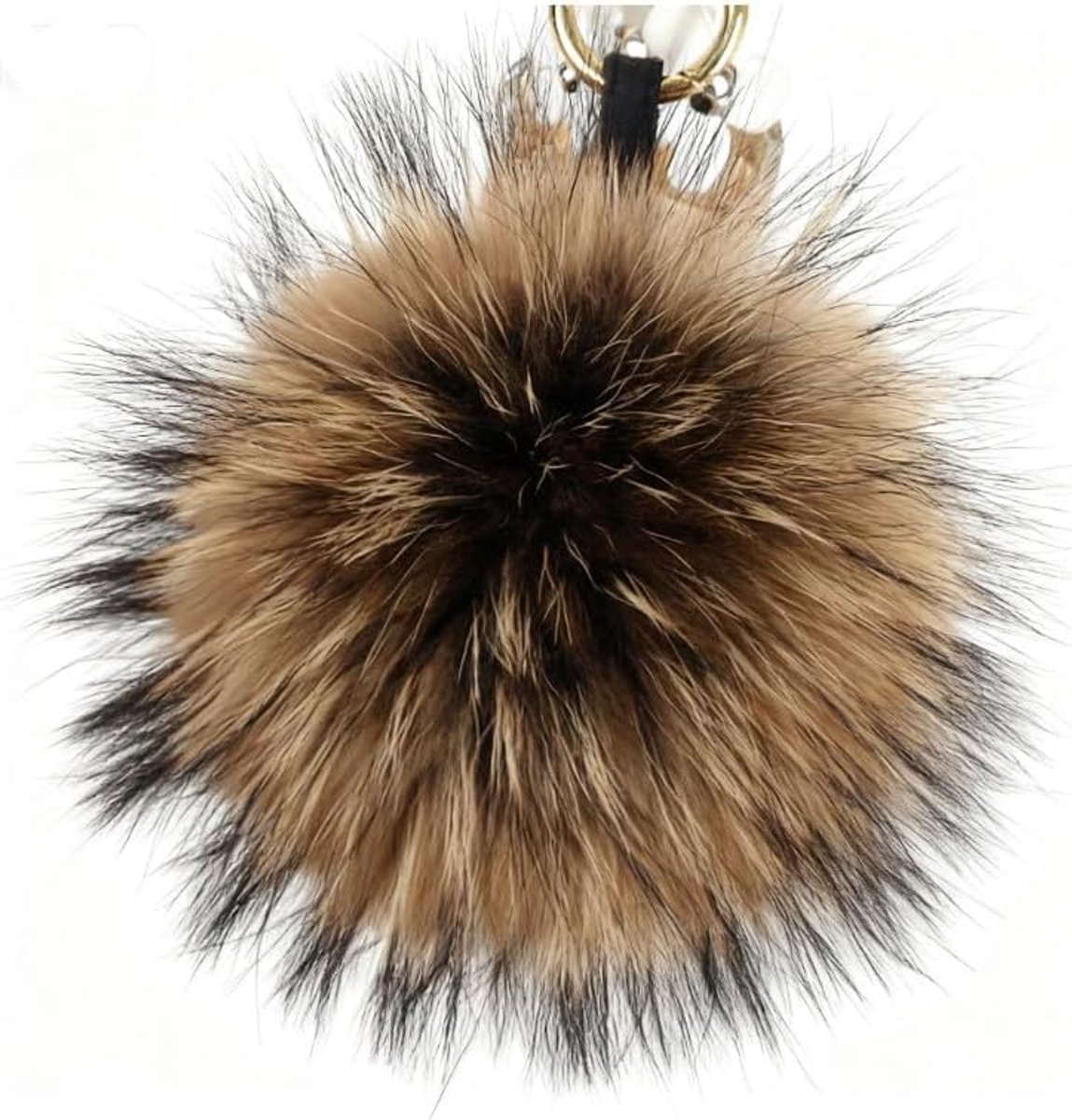 Pom sleutelhanger 1 stuk pluche pompon hanger bontbal ornament bontpompon zakhanger pluche ballen bontpompon voor meisjes dames handtas auto mobiele telefoon sleutel decoratie