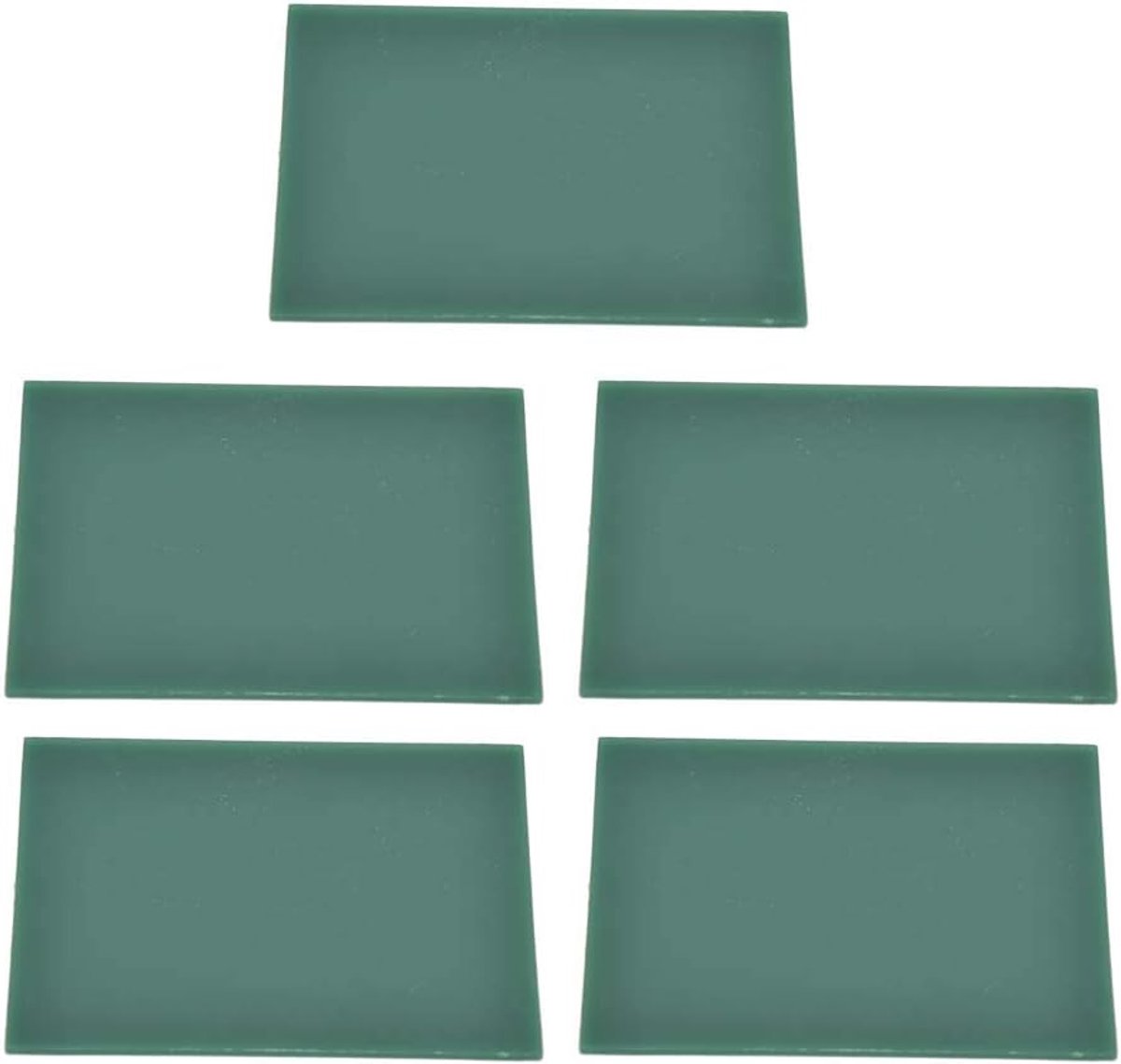 5 vellen wax voor het snijden, waxbladen voor het modelleren van sieraden, groen, 2 mm, voor juweliers, accessoires voor het graveren en modelleren van sieraden
