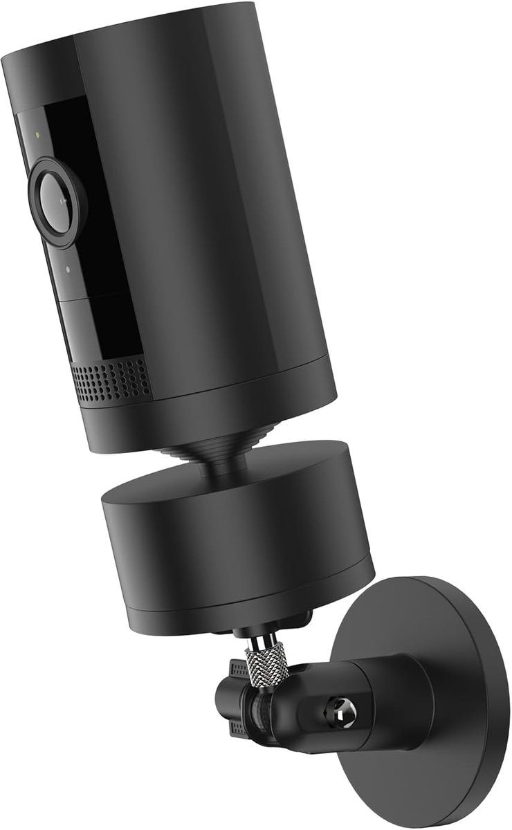 Magnetische houder compatibel met R-ing Pan-Tilt Mount, ook geschikt voor Rin g Stick up Cam/Outdoor Camera Plus, en camera's met 1/4" schroef, magnetische houder | zwart