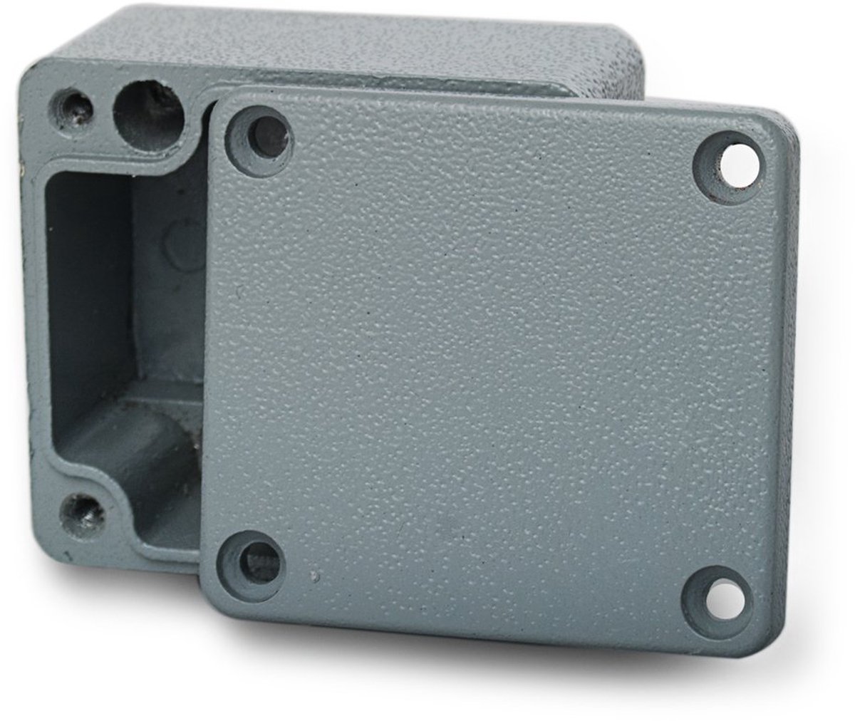 edi-tronic Aluminium lege behuizing 64 x 58 x 35 mm industriële behuizing IP66 behuizing box box dicht