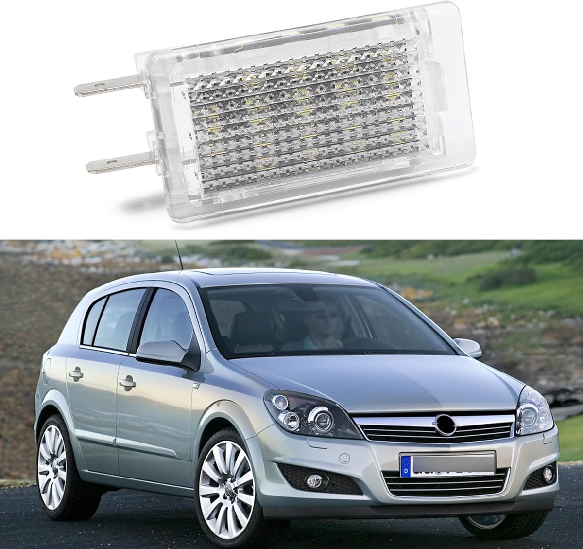 1 x ledlamp voor kofferbak, handschoenenvak, motorruimte voor Opel Vectra A B C, Corsa A B C D, Insignia A, Zafira A B