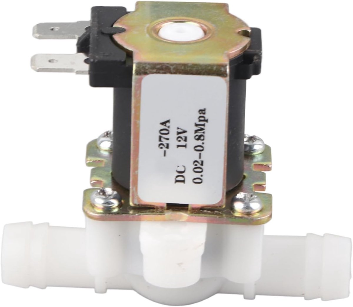 Magneetventiel Elektromagneetventiel Normaal Gesloten Nlaatwater Magneetventiel Voor Watertoevoer 3/8"DC 12V OD 12mm