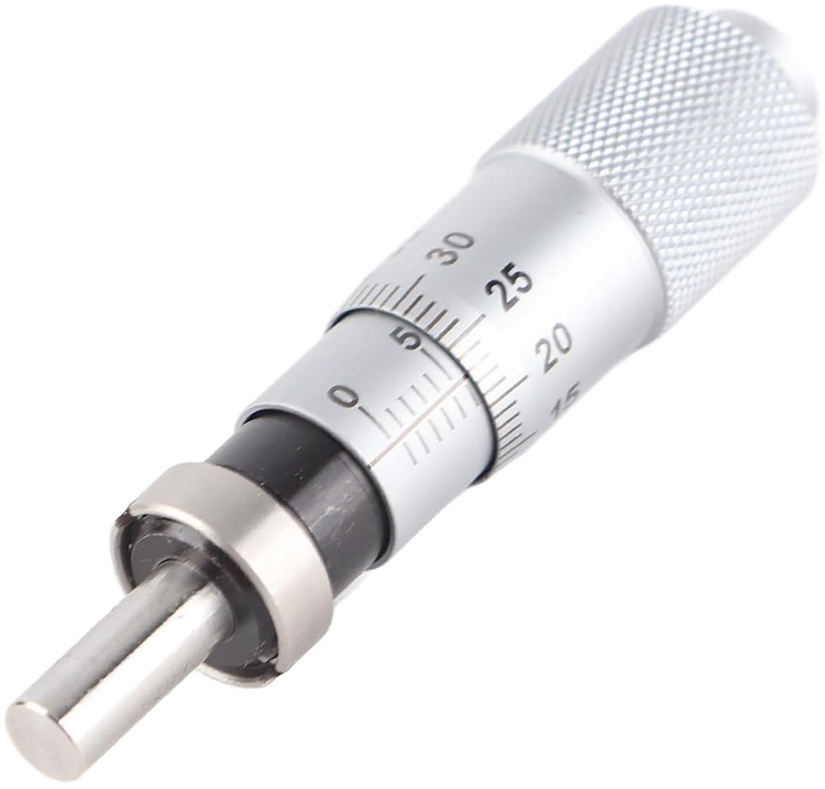 micrometer, 0-13 mm plat/kogelkop voor het nauwkeurig afstemmen van verschillende precisie-instrumenten (platte kop met moer)