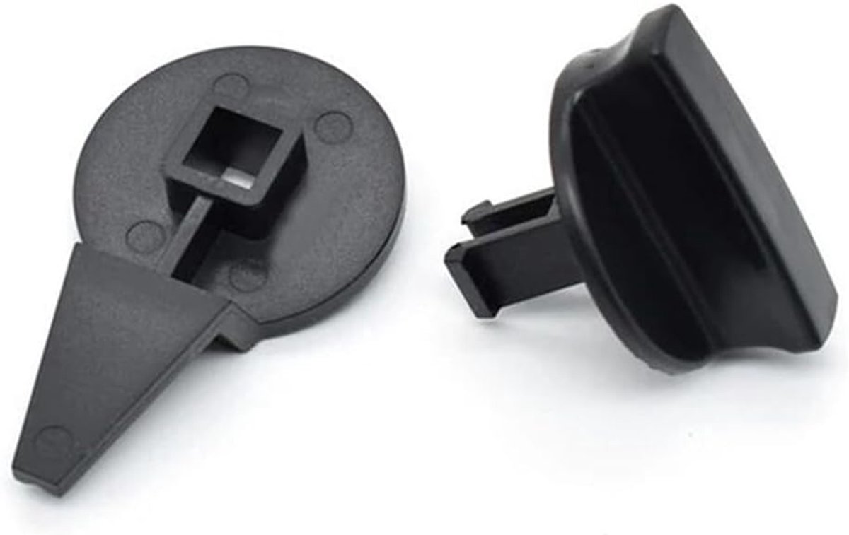 Gevarendriehoekafdekking, houder, gevarendriehoek, achterklepknophouderclip, achterklephoezen, gevarendriehoekafdekking, vakhouder, knopbevestigingsslot (Zwart)